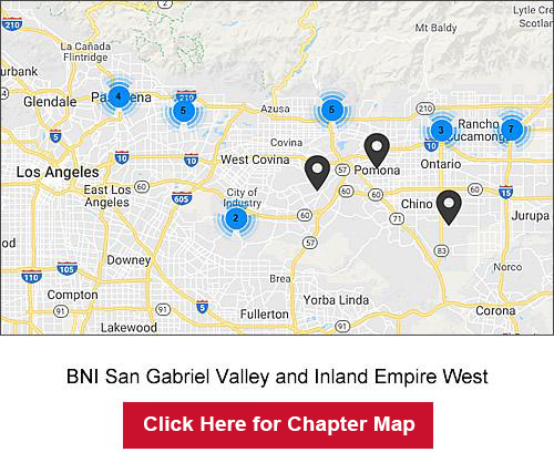 BNI San Gabriel Valley and Inland Empire region